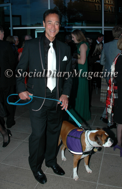 Scott Johnston with Kima the Service Dog at the La Jolla Playhouse Gala 2011